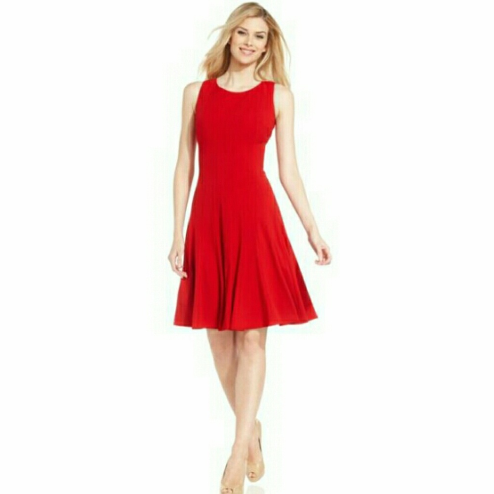 Calvin Klein Red Dress 🌶💃